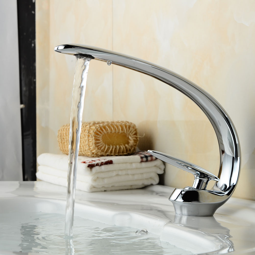 Wovier Bathroom Sink Faucet with Supply Hose,Single Handle Single Hole Lavatory Faucet W8349-37