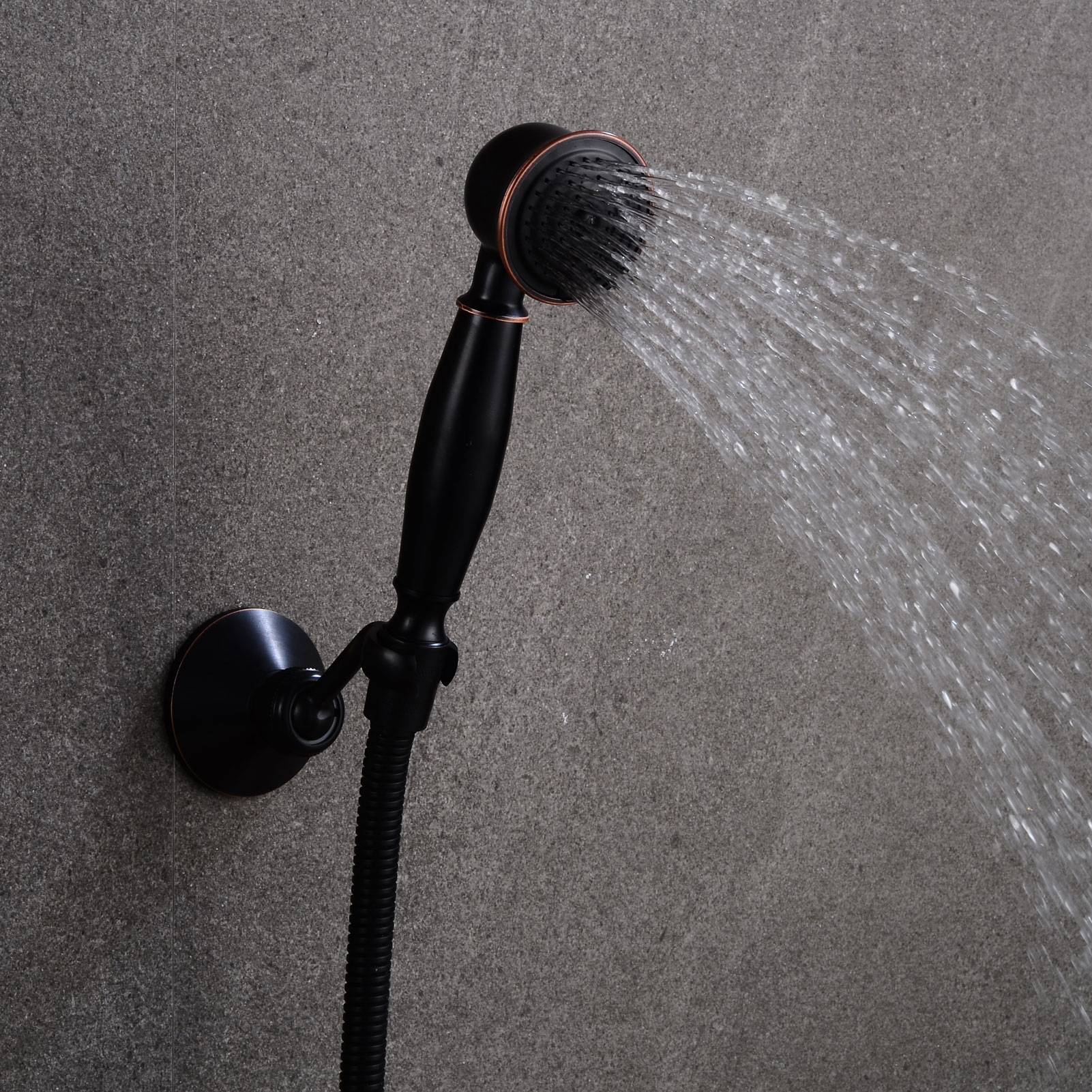 Wovier Wall Mounted Faucet Tub Filler with Hand Shower W8827