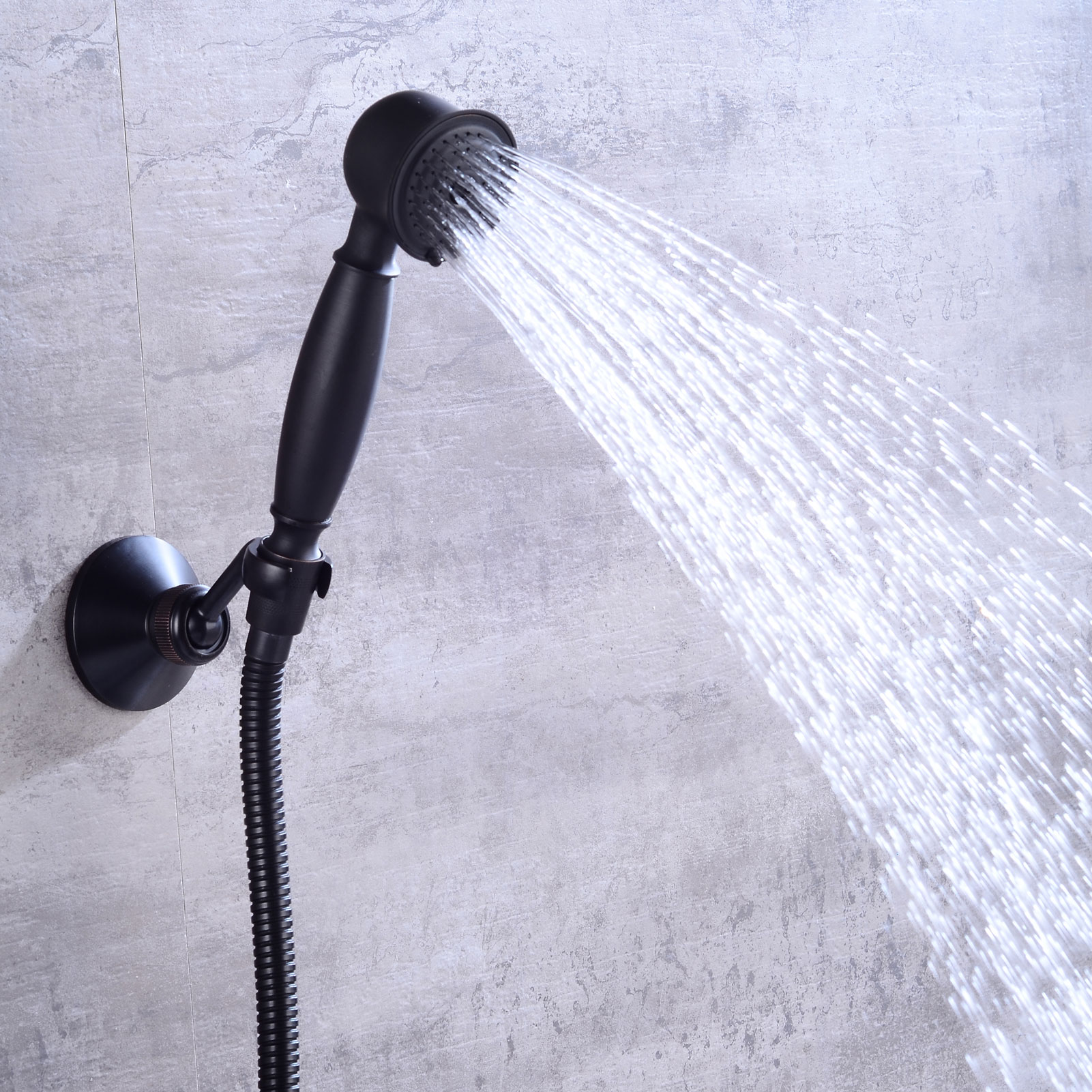 Wovier Waterfall Wall Mounted Waterfall Tub Filler with Hand Shower W8805