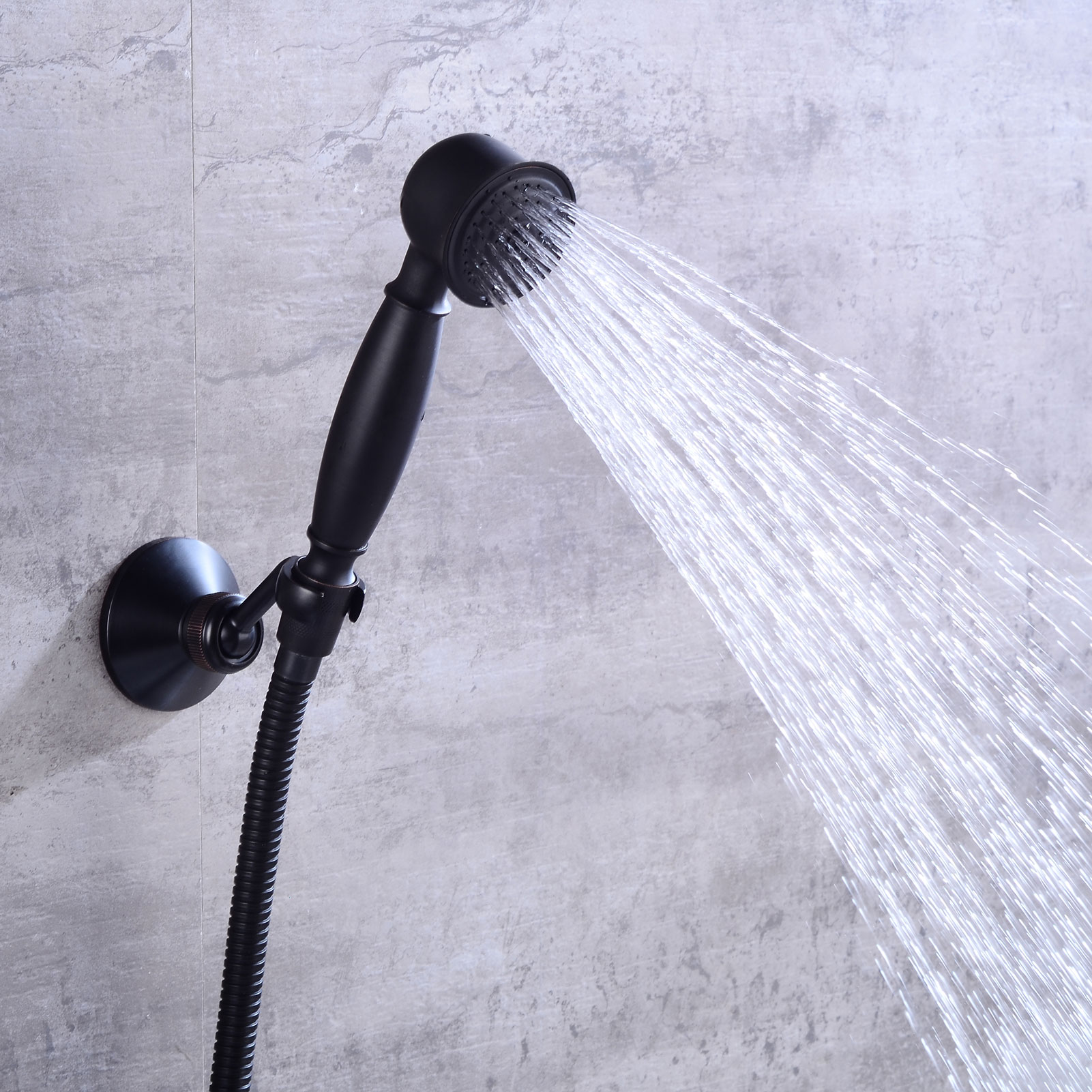 Wovier Waterfall Wall Mounted Waterfall Tub Filler with Hand Shower W8707