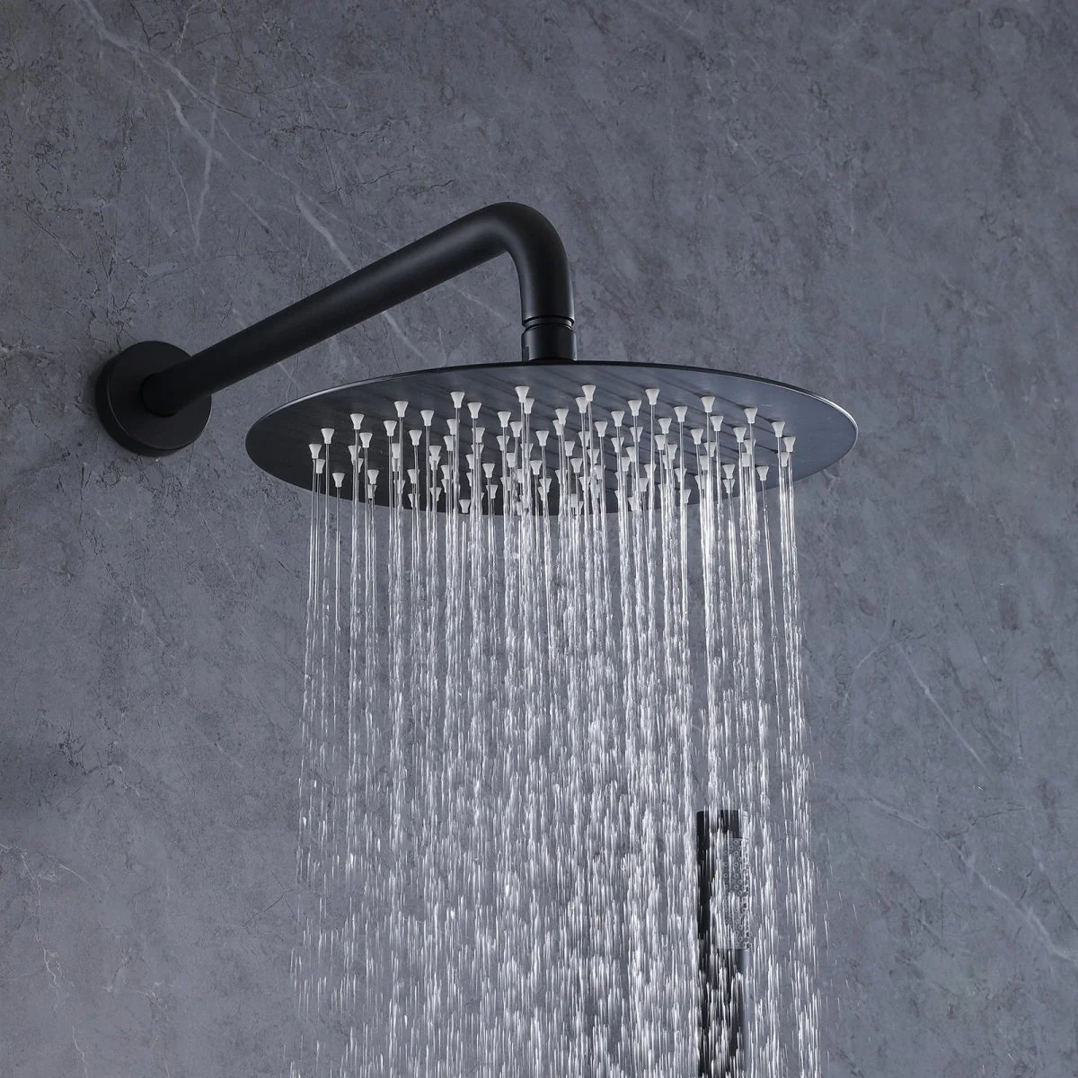 Wovier Shower System Rain Shower Handheld Sprayer with Shower Hose - W8816-10