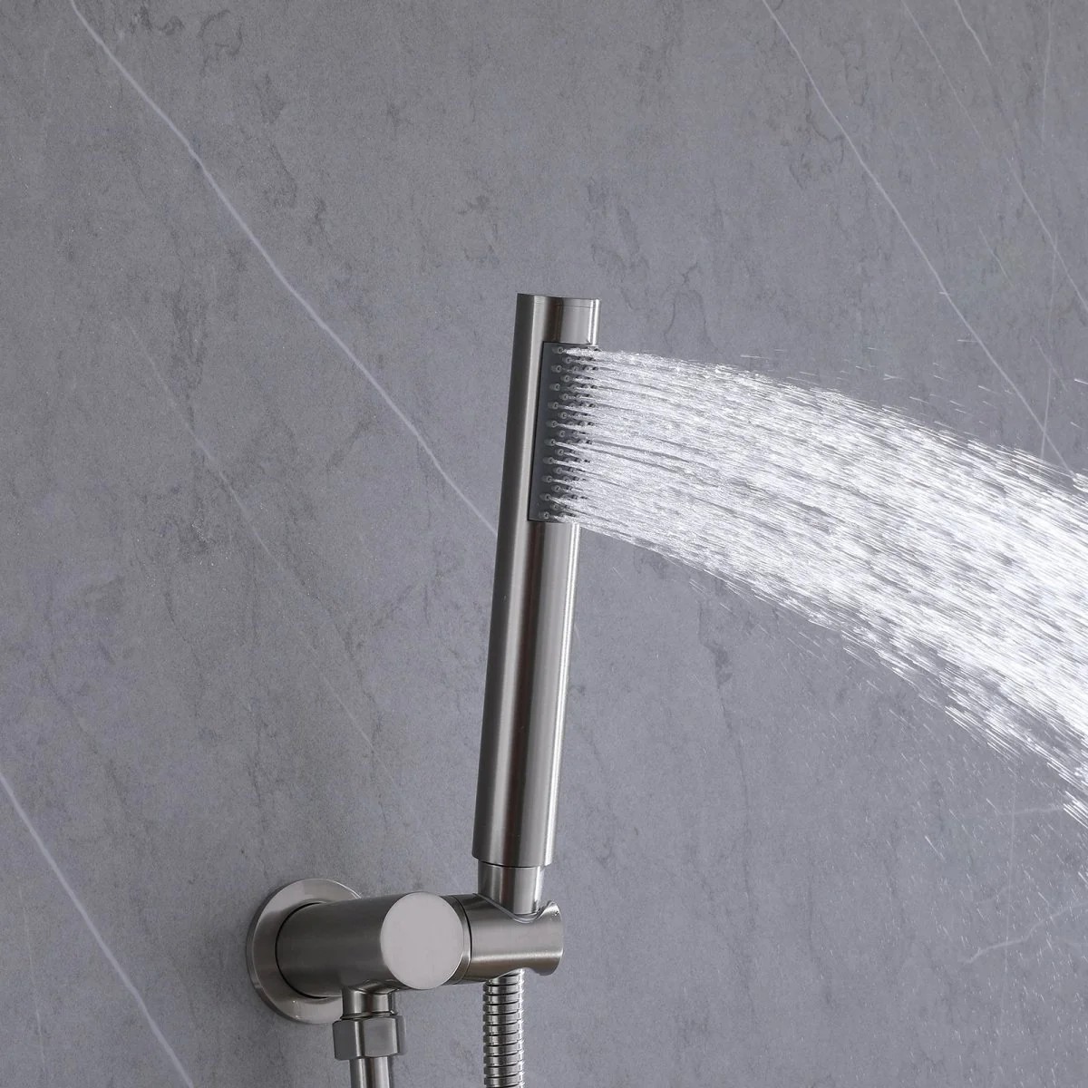 Wovier Shower System Rain Shower Handheld Sprayer with Shower Hose - W8816-6