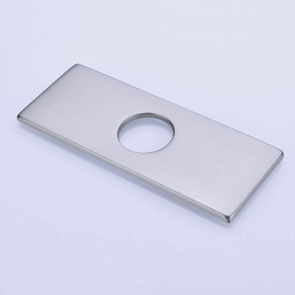 Wovier Faucet Plate Escutcheon, Holes Cover Deck Plate – 6