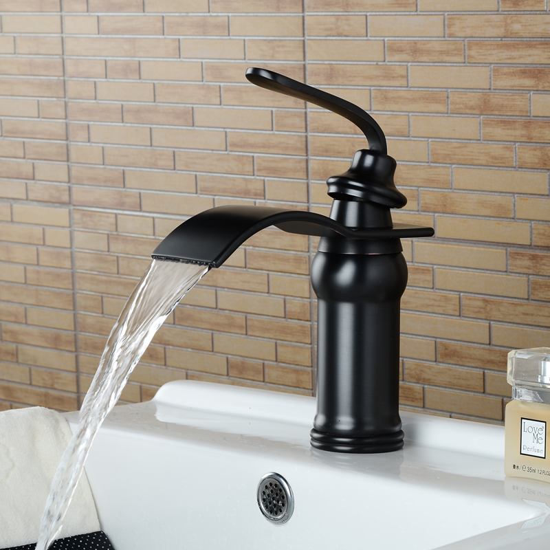 Wovier Bathroom Sink Faucet with Supply Hose,Single Handle Single Hole Lavatory Faucet W8294-6