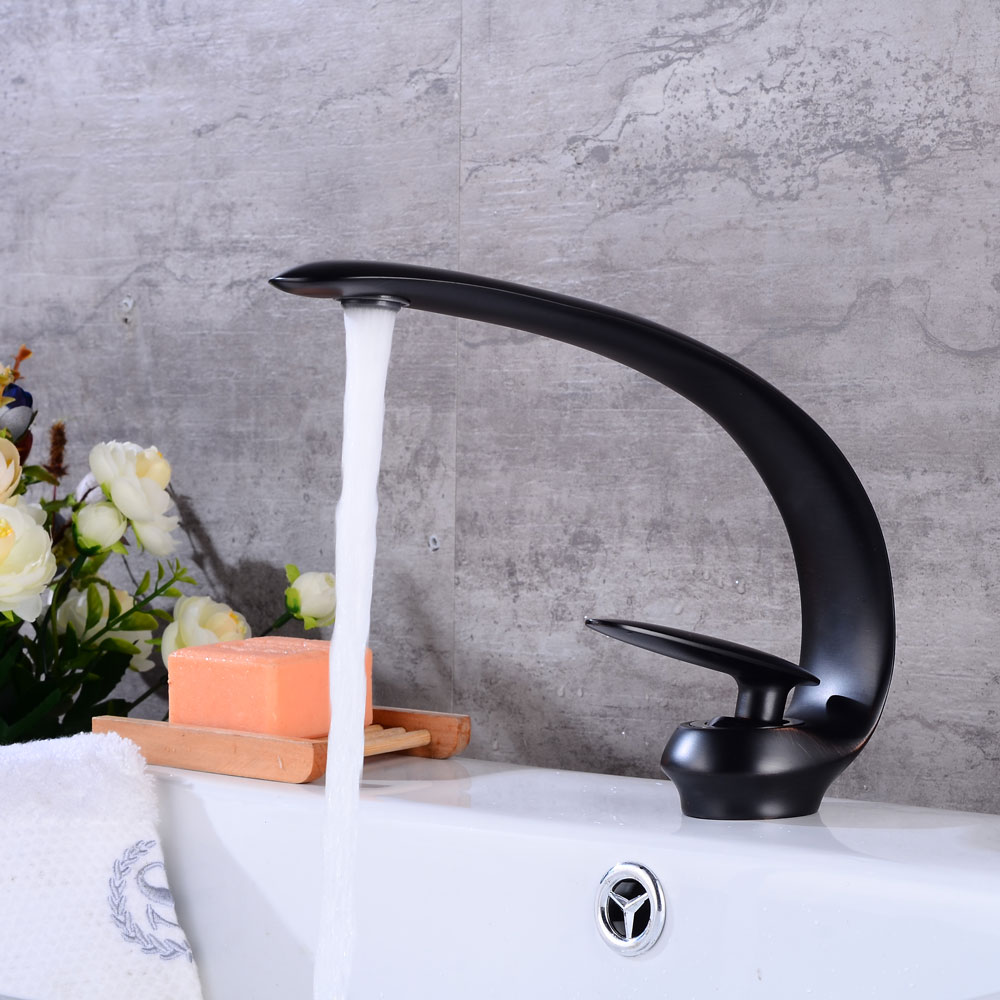 Wovier Bathroom Sink Faucet with Supply Hose,Single Handle Single Hole Lavatory Faucet W8349-25