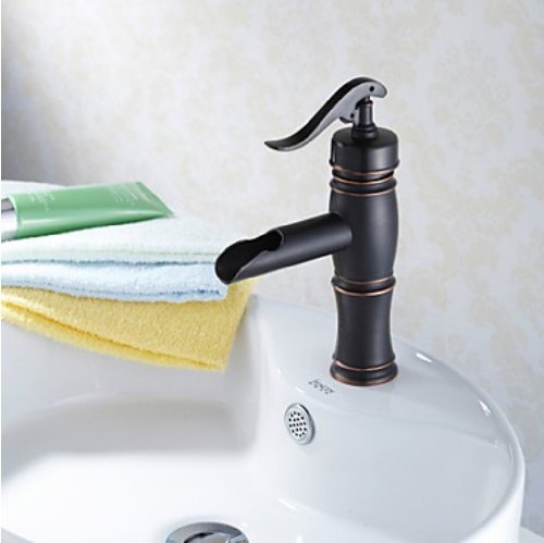 Wovier Bathroom Sink Faucet with Supply Hose,Single Handle Single Hole Lavatory Faucet W8288