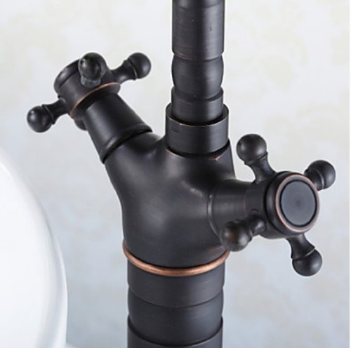 Wovier Vessel Faucet with Supply Hose,Single Handle Single Hole Bathroom Faucet W8282-6