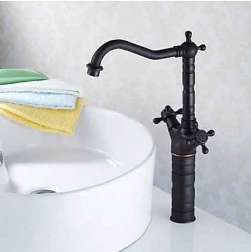 Wovier Vessel Faucet with Supply Hose,Single Handle Single Hole Bathroom Faucet W8282-5