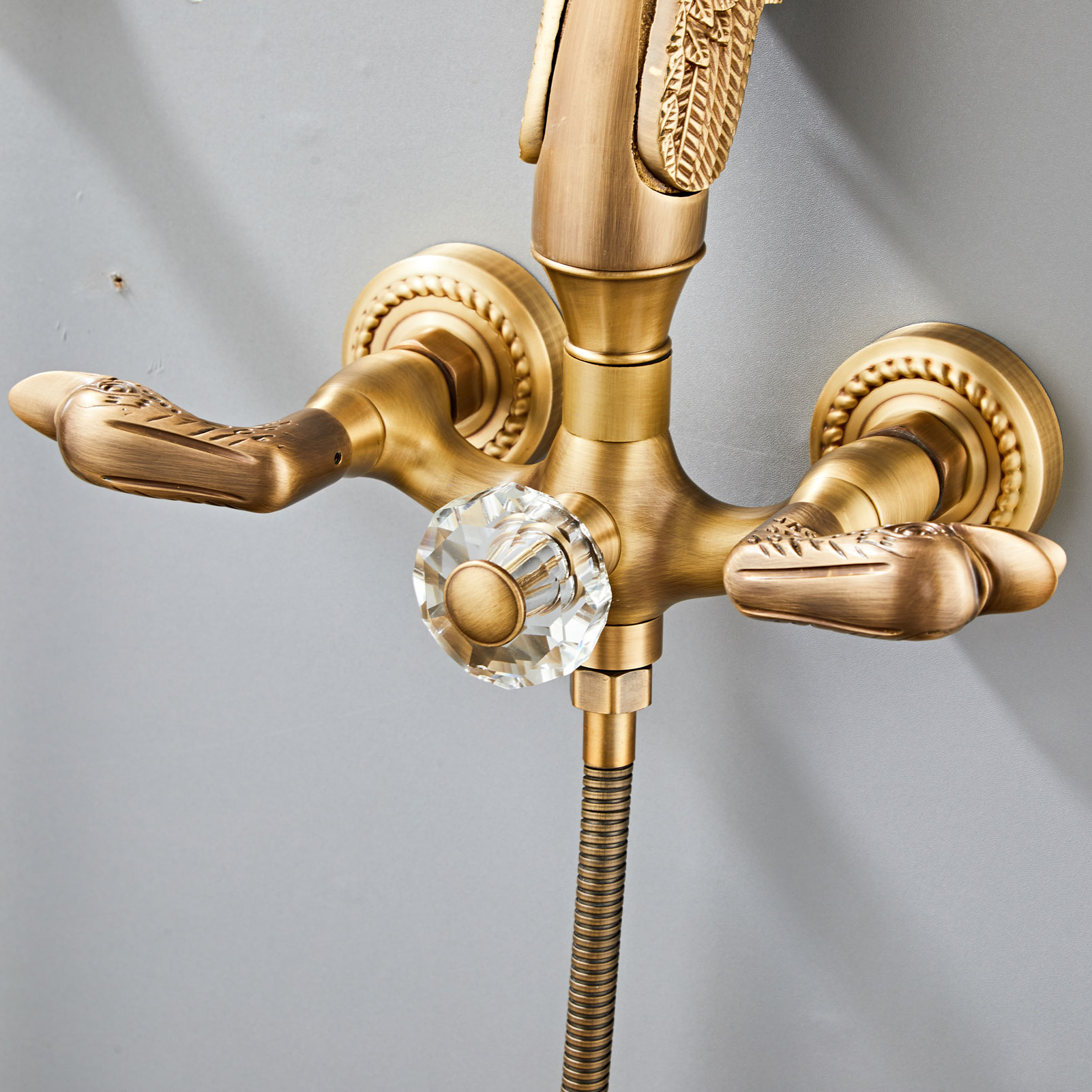 Wovier Swan Wall Mounted Tub Filler with Hand Shower W8811