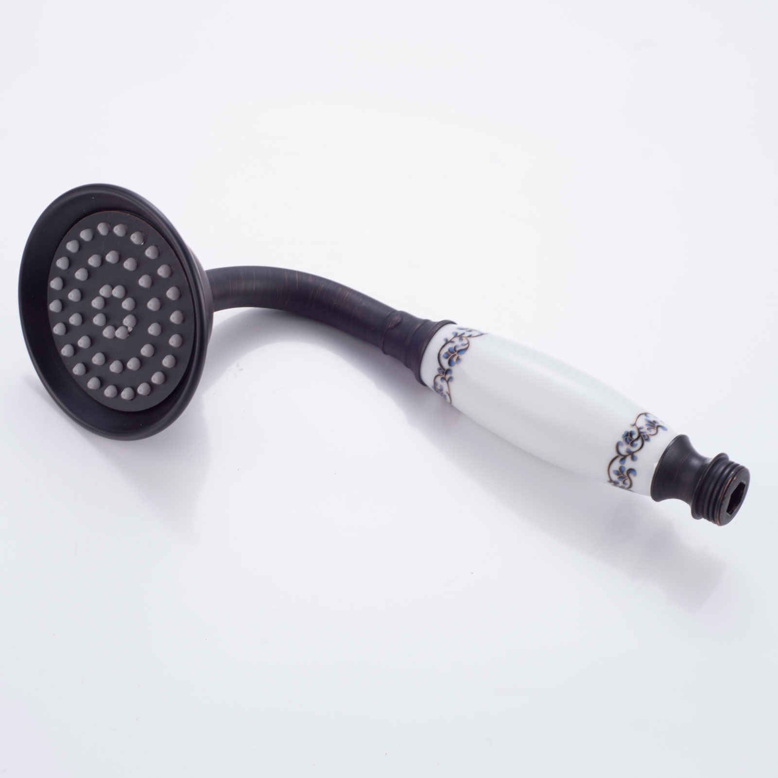 Wovier Bathtub Faucets Set,Three Handles Five Holes with Handheld Sprayer – W8772-6