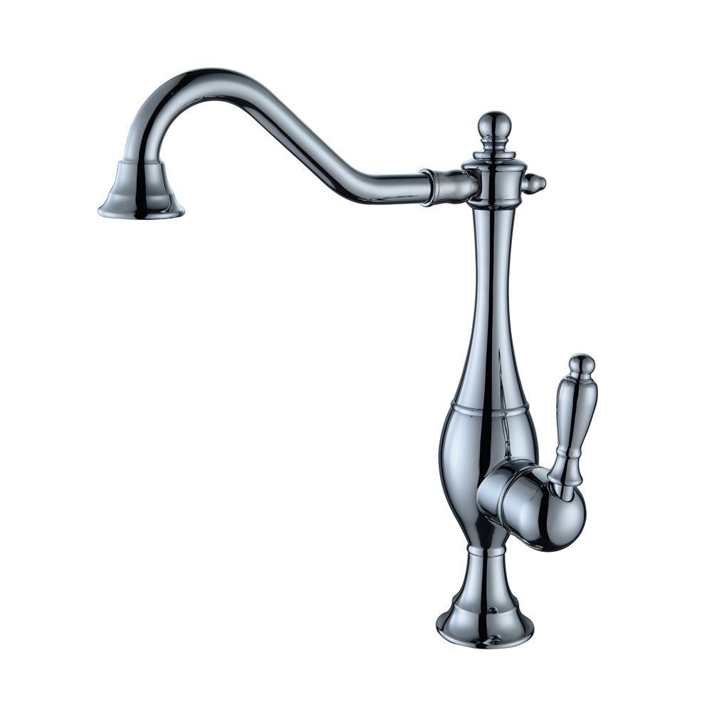 Wovier Vessel Faucet with Supply Hose,Single Handle Single Hole Bathroom Faucet W8303-13
