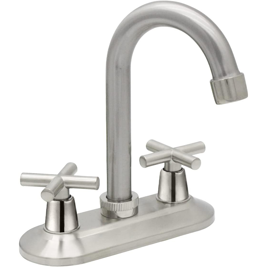 Wovier Centerset Faucet, 4 inch 2-Handle Bathroom sink Faucet-W8004-1