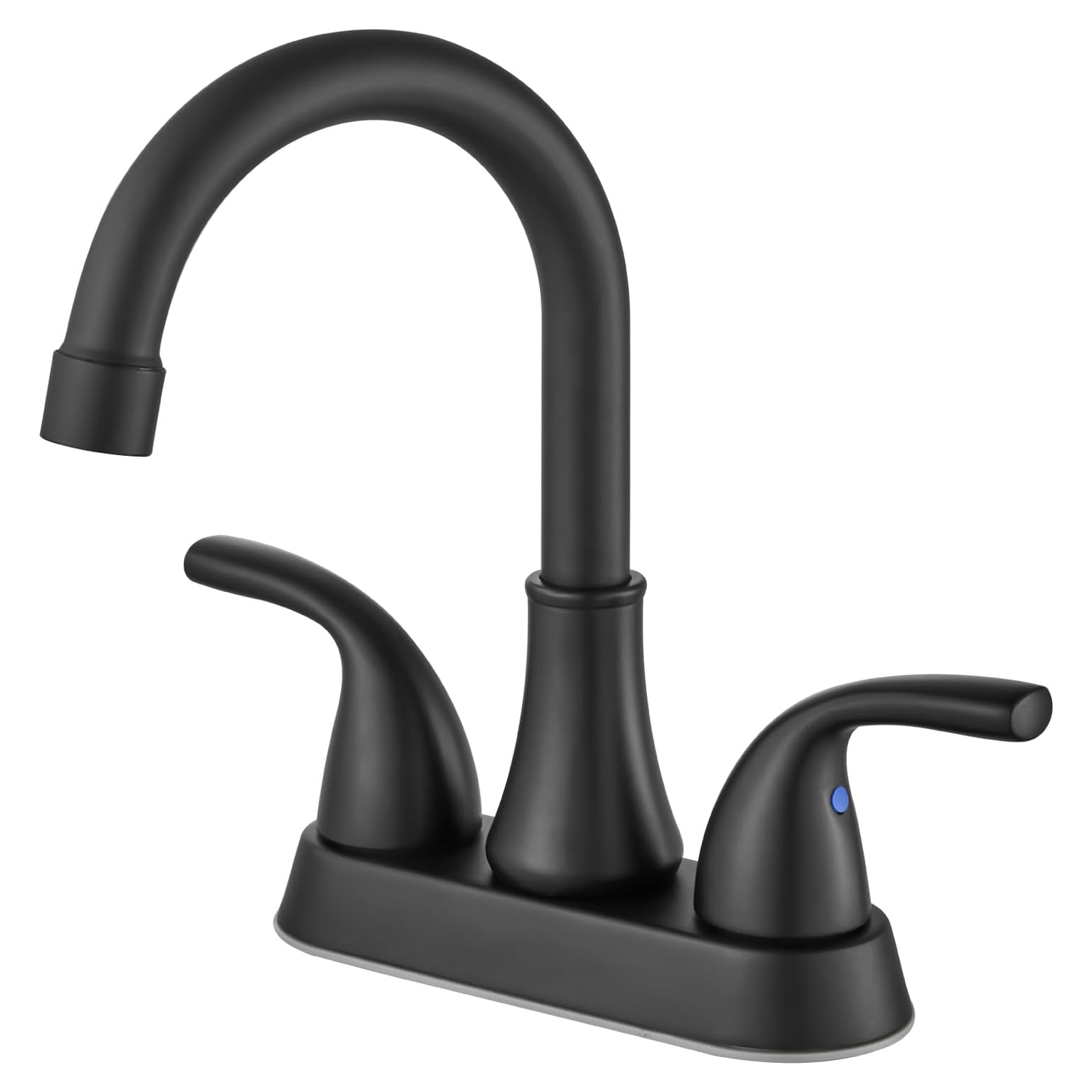 Wovier Centerset Faucet, 4 inch 2-Handle Bathroom sink Faucet-W8003-4