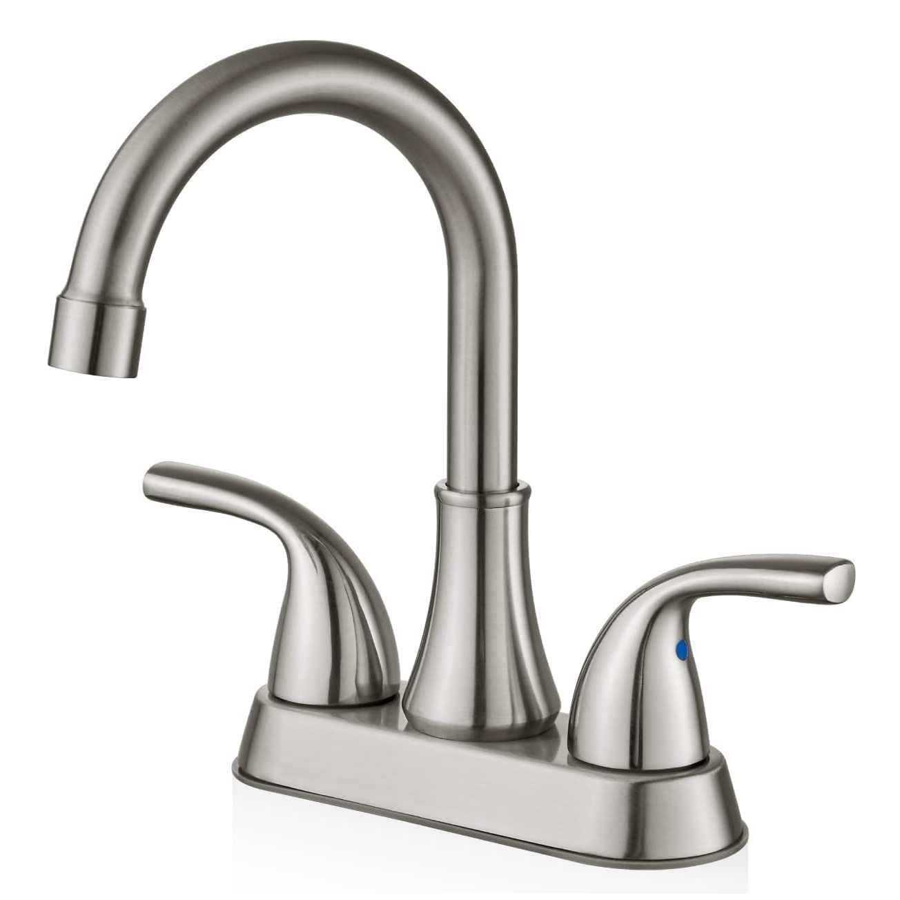 Wovier Centerset Faucet, 4 inch 2-Handle Bathroom sink Faucet-W8003-1