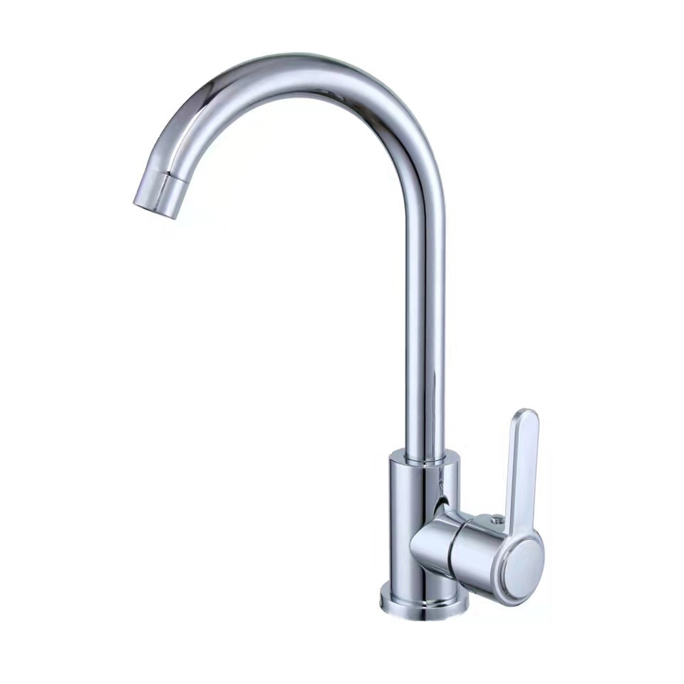 Wovier Kitchen Faucet with Supply Hose,Single Handle Single Hole Kitchen Sink Faucet W8597