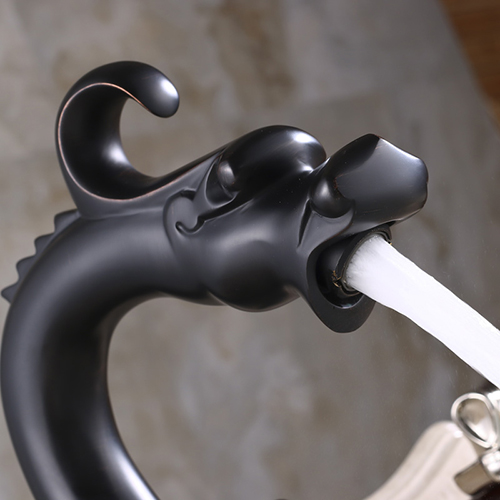 Wovier Bathroom Sink Faucet,Single Handle Single Hole Lavatory Faucet W8336-10