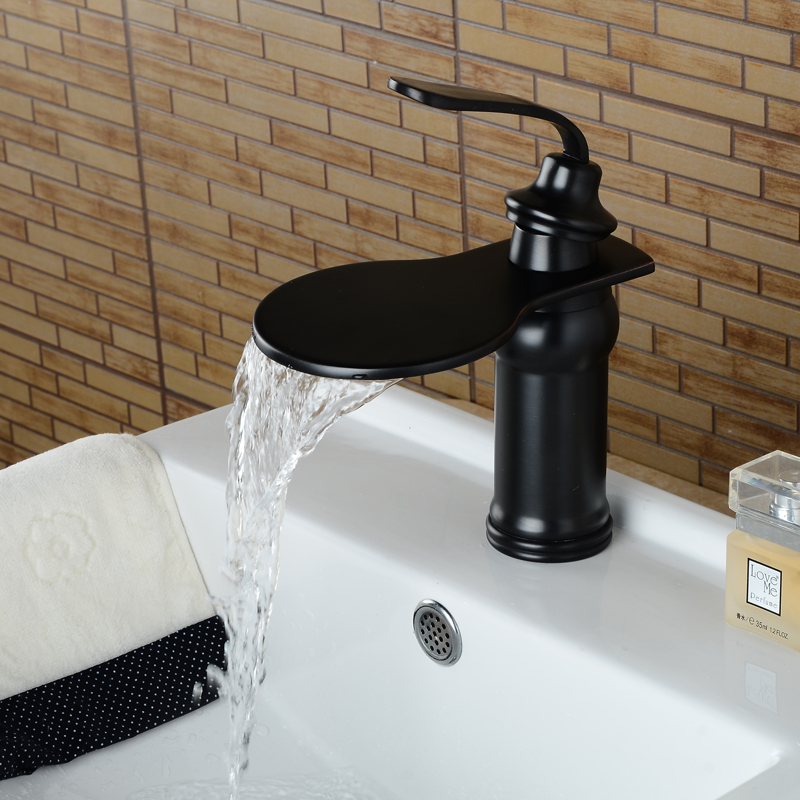 Wovier Bathroom Sink Faucet with Supply Hose,Single Handle Single Hole Lavatory Faucet W8296-8