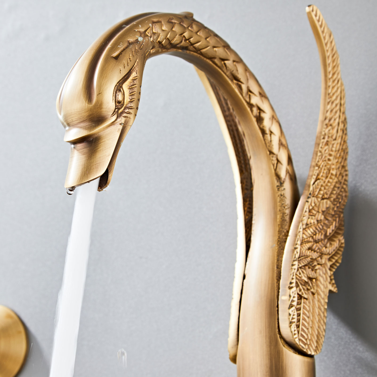 Wovier Swan Wall Mounted Tub Filler with Hand Shower W8811