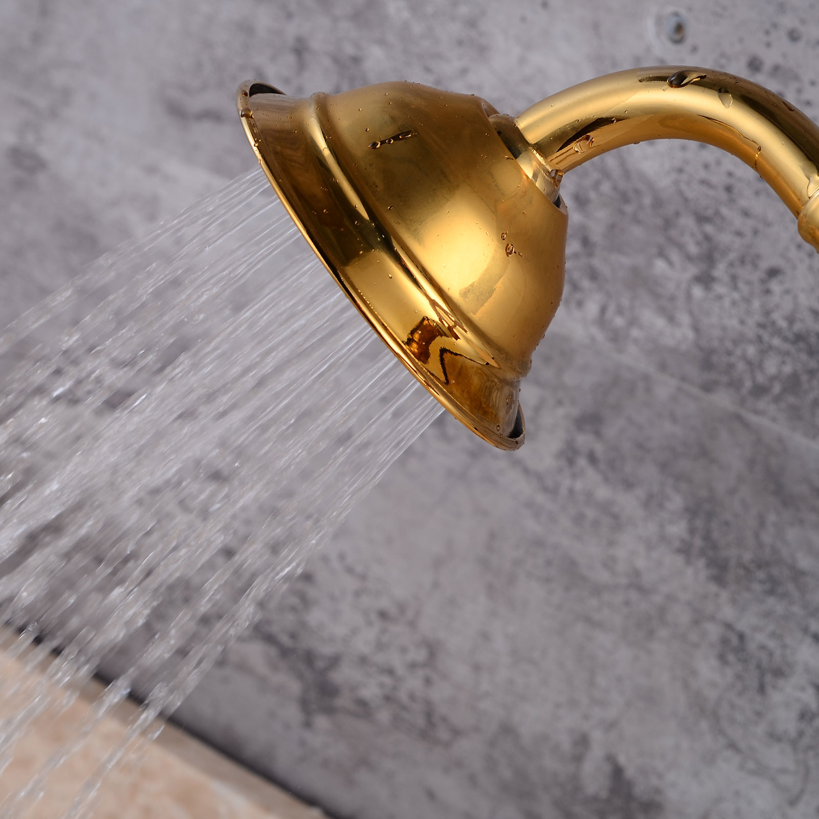 Wovier Bathtub Faucets Set,Three Handles Five Holes with Handheld Sprayer – W8722-12