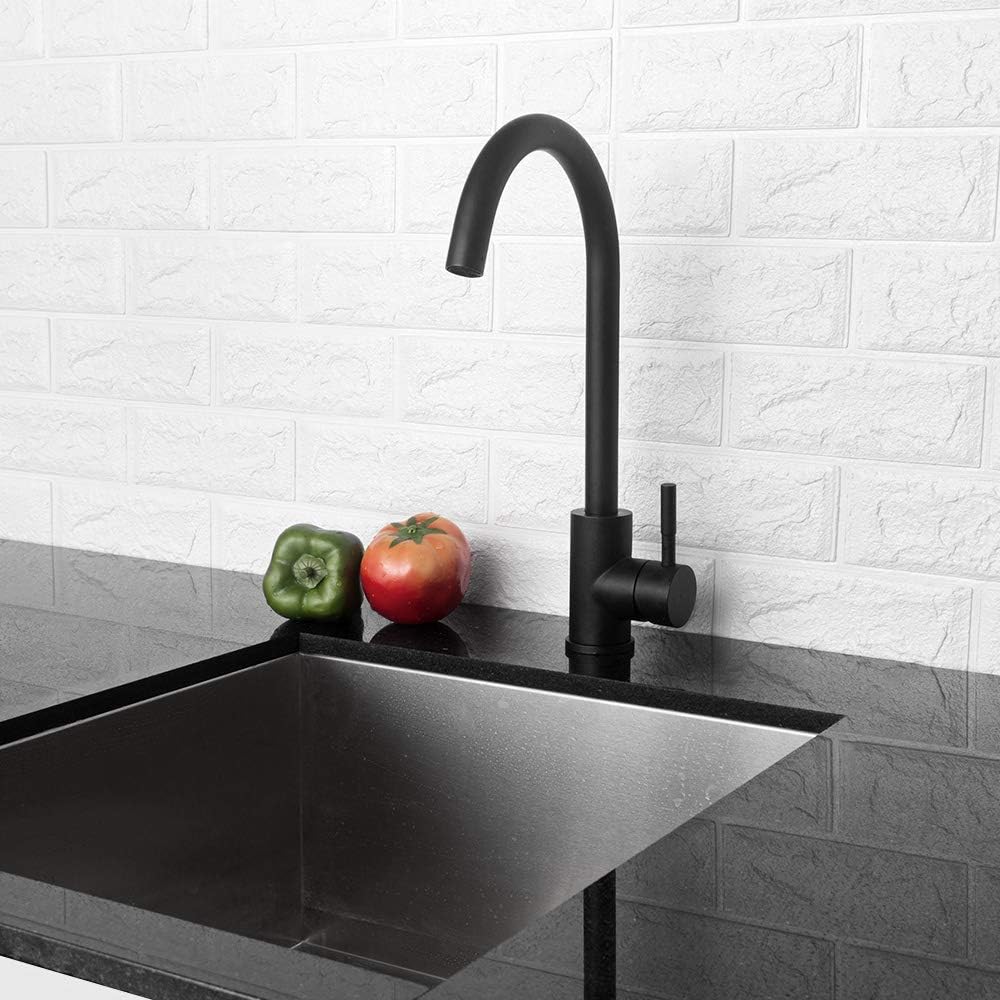 Wovier Kitchen Faucet,Single Handle Single Hole Kitchen Sink Faucet - W8501-03