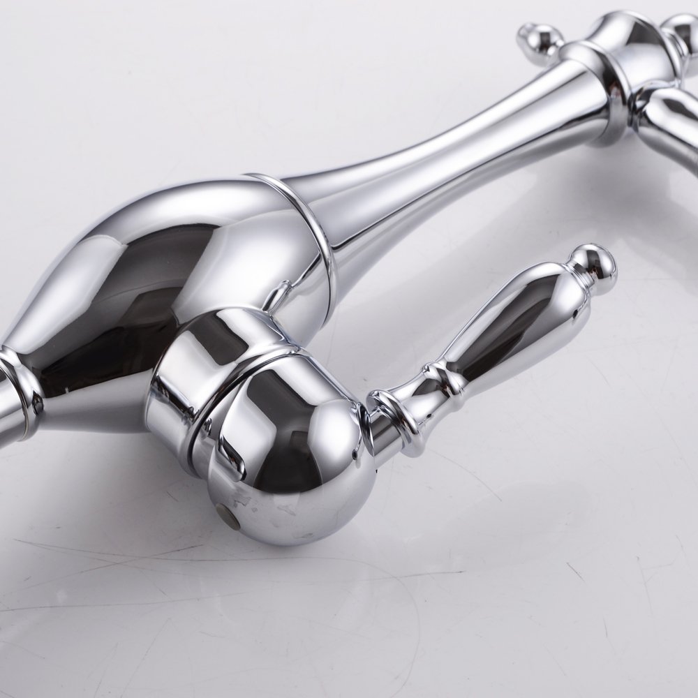 Wovier Vessel Faucet with Supply Hose,Single Handle Single Hole Bathroom Faucet W8303-16