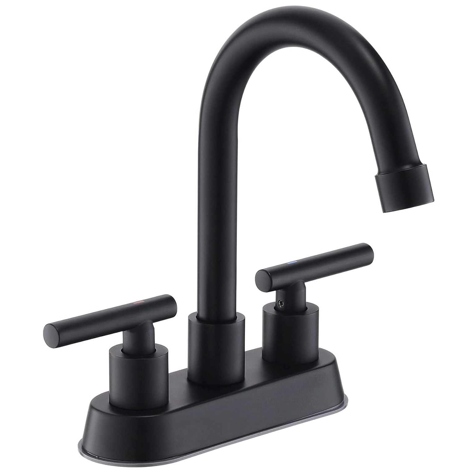 Wovier Centerset Faucet, 4 inch 2-Handle Bathroom sink Faucet-W8002-4