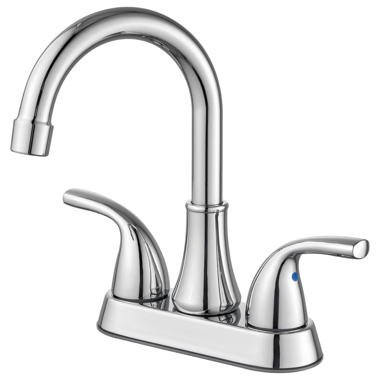 Wovier Centerset Faucet, 4 inch 2-Handle Bathroom sink Faucet-W8003-5