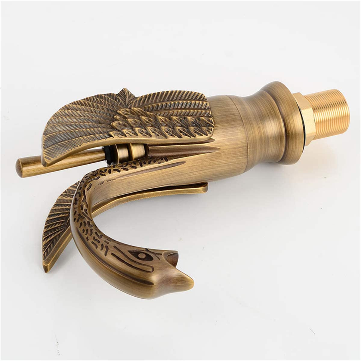 Wovier Phoenix Bathroom Sink Faucet ,Single Handle Single Hole Lavatory Faucet W8338-15