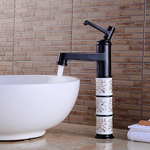 Wovier Vessel Faucet with Supply Hose,Single Handle Single Hole Bathroom Faucet W8311-2