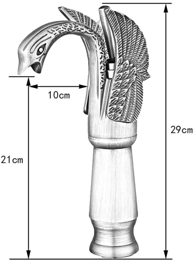 Wovier Phoenix Waterfall Vessel Faucet,Single Handle Single Hole Bathroom Faucet W8337-2