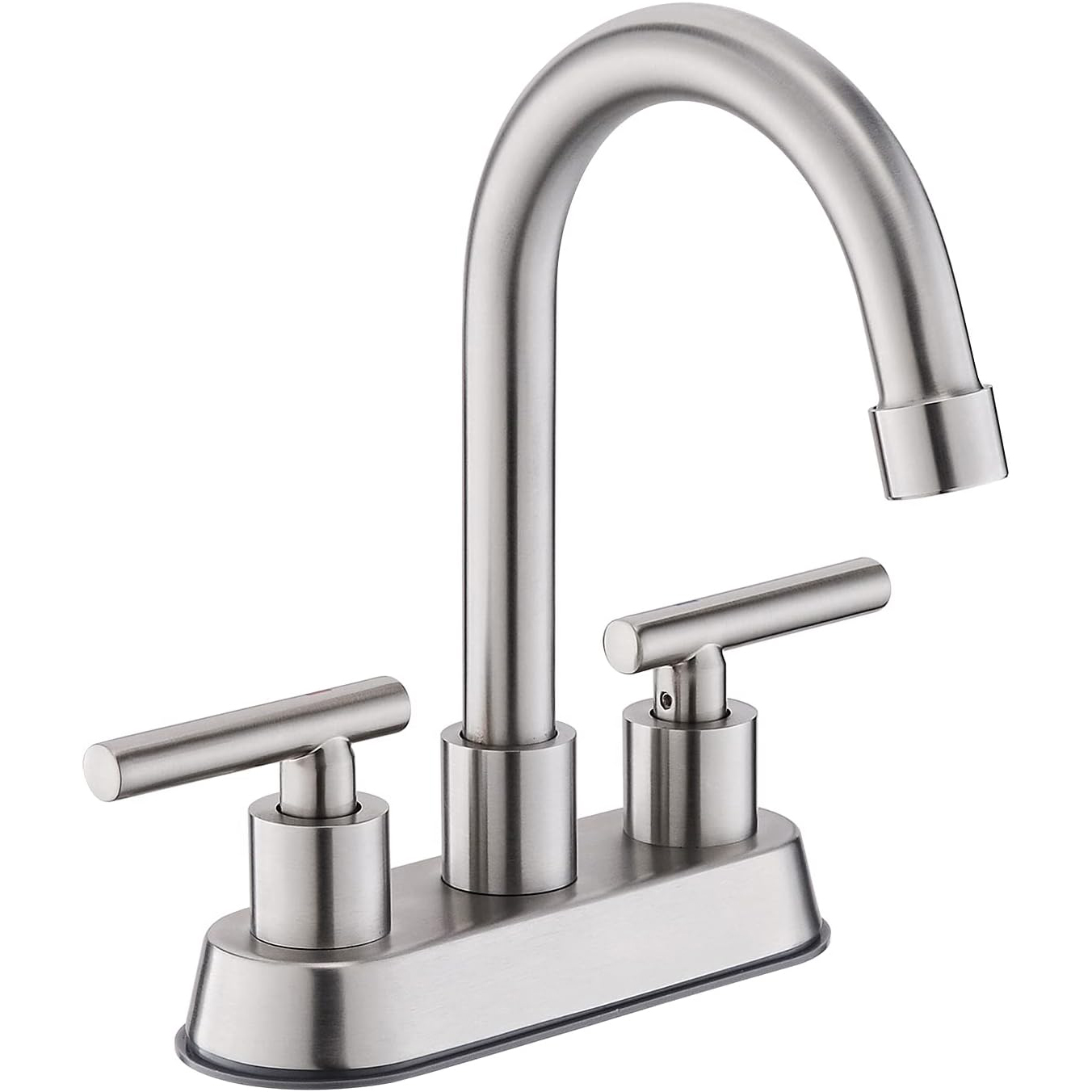 Wovier Centerset Faucet, 4 inch 2-Handle Bathroom sink Faucet-W8002-1
