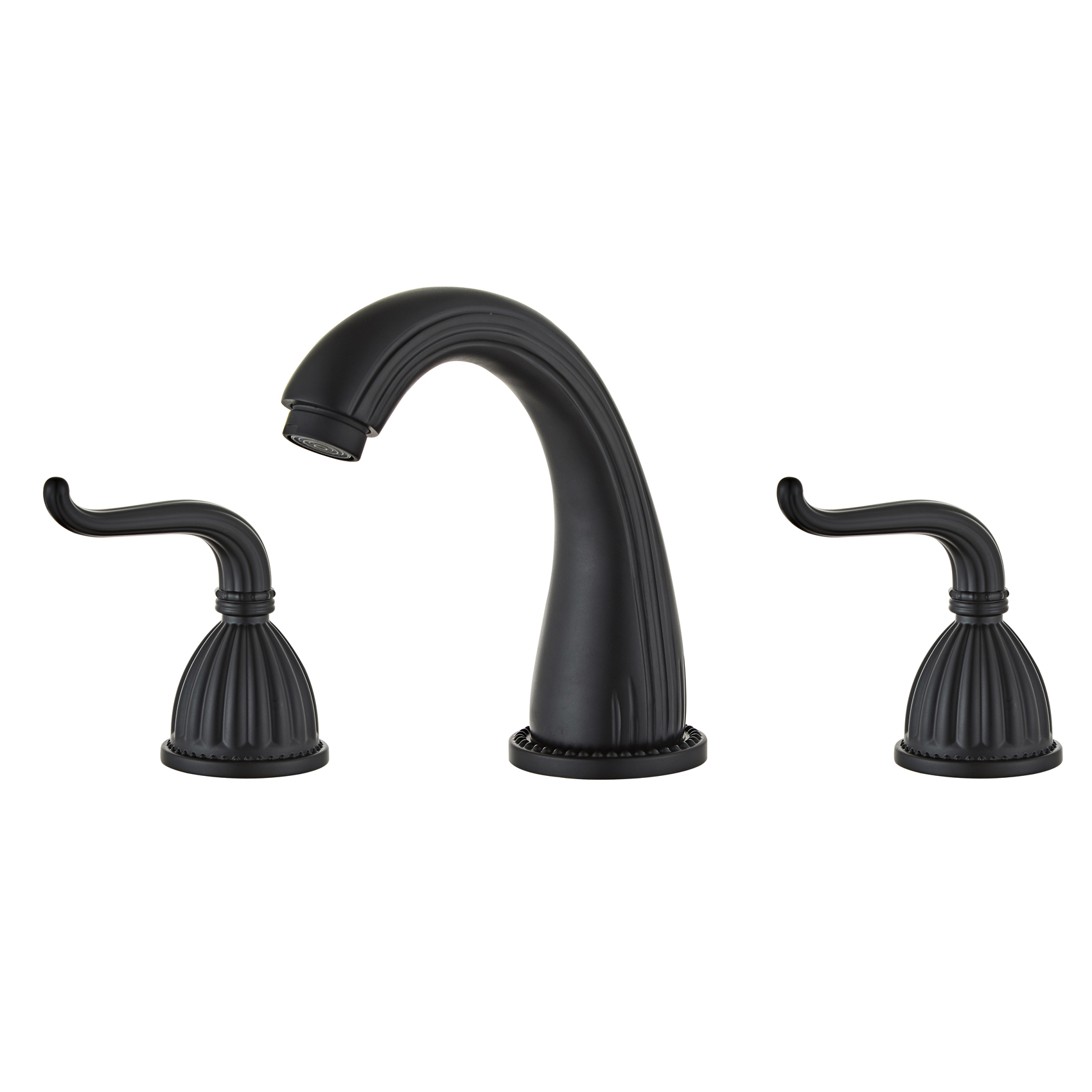 Wovier Widespread Faucet,Three Handle Two Hole Bathroom sink Faucet-W8441-04