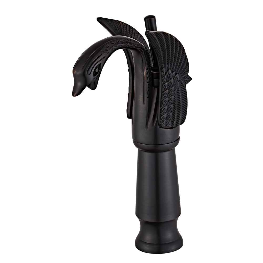 Wovier Phoenix Waterfall Vessel Faucet,Single Handle Single Hole Bathroom Faucet W8337-10