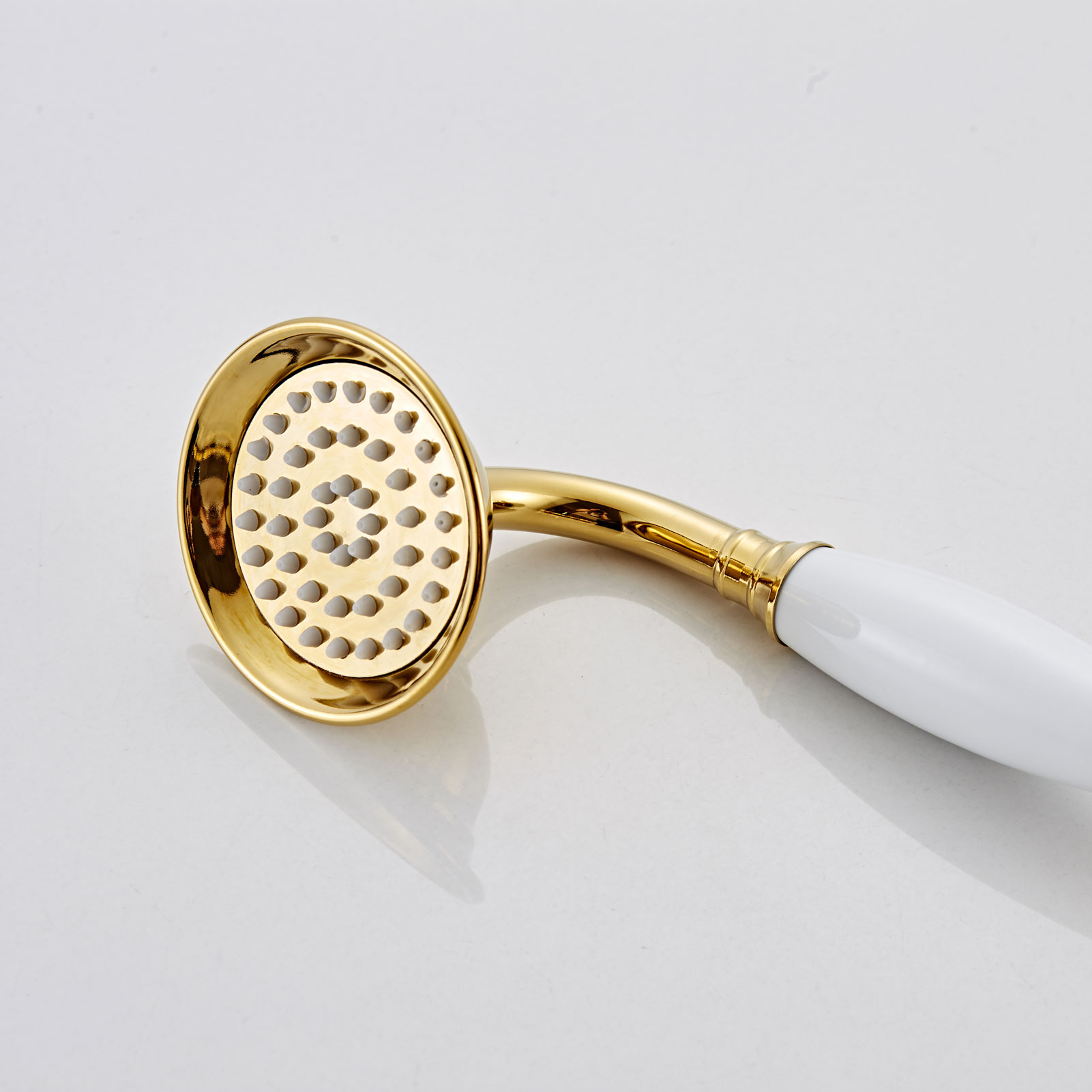 Wovier Bathtub Faucets Set,Three Handles Five Holes with Handheld Sprayer – W8733-4