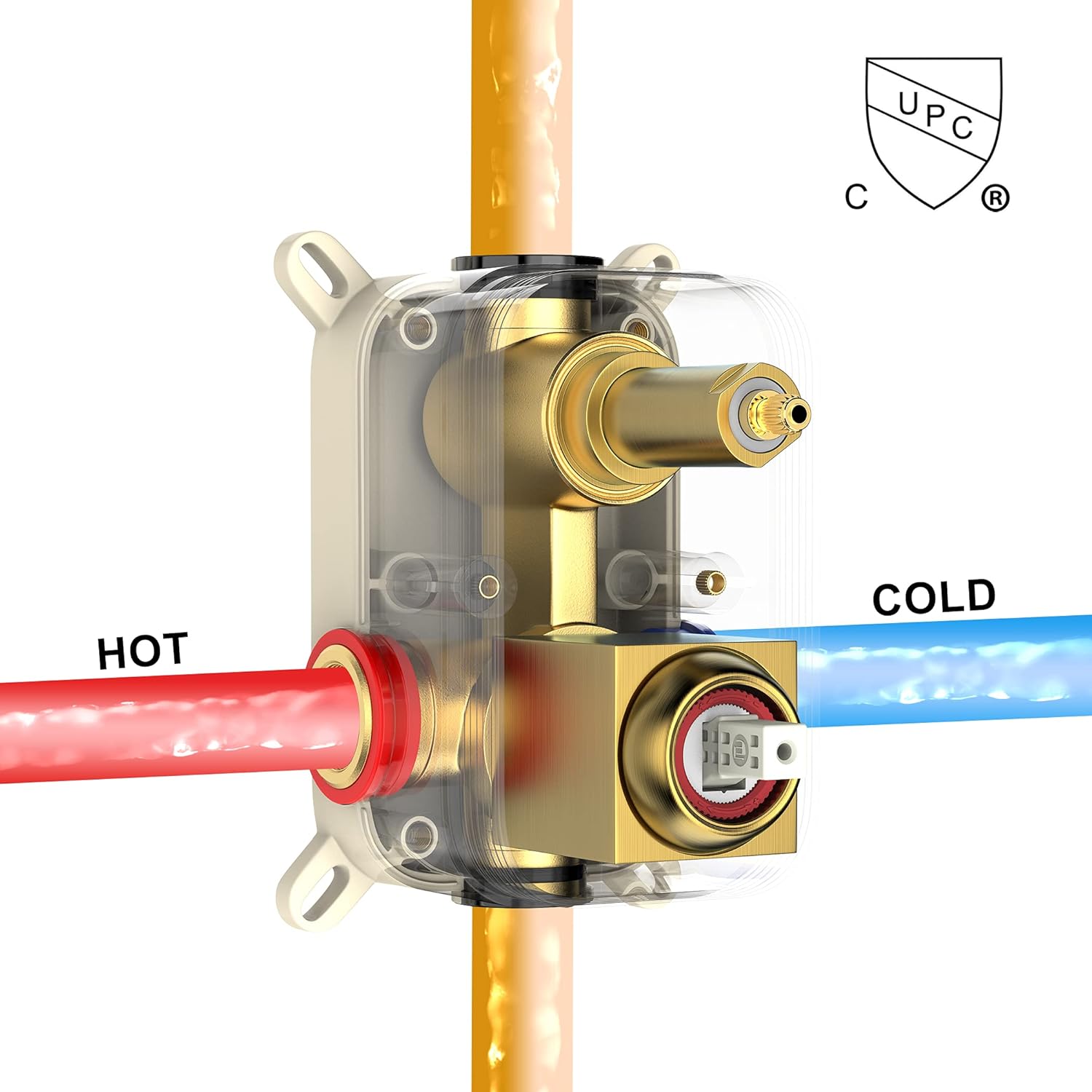 Wovier Shower System Rain Shower Handheld Sprayer with Shower Hose - W8818-5