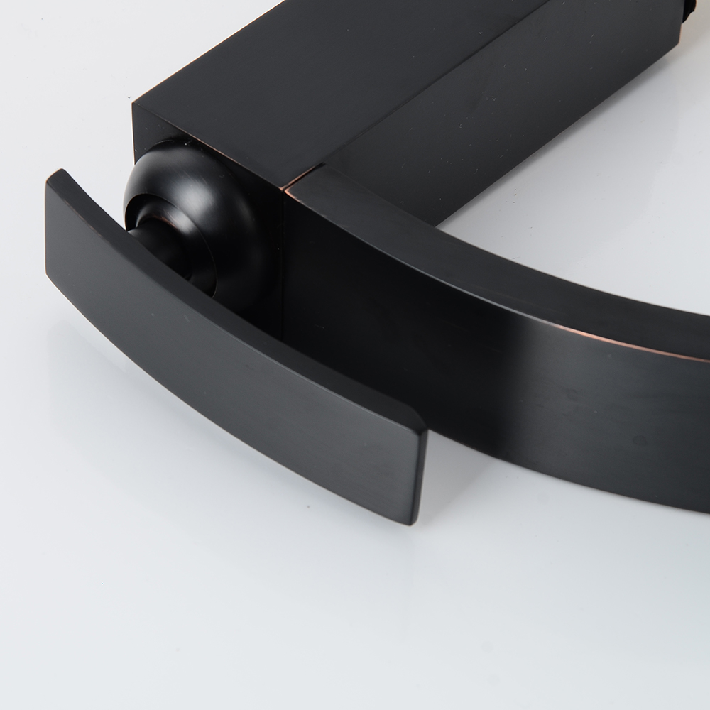 Wovier Bathroom Sink Faucet with Supply Hose,Single Handle Single Hole Lavatory Faucet W8236-4