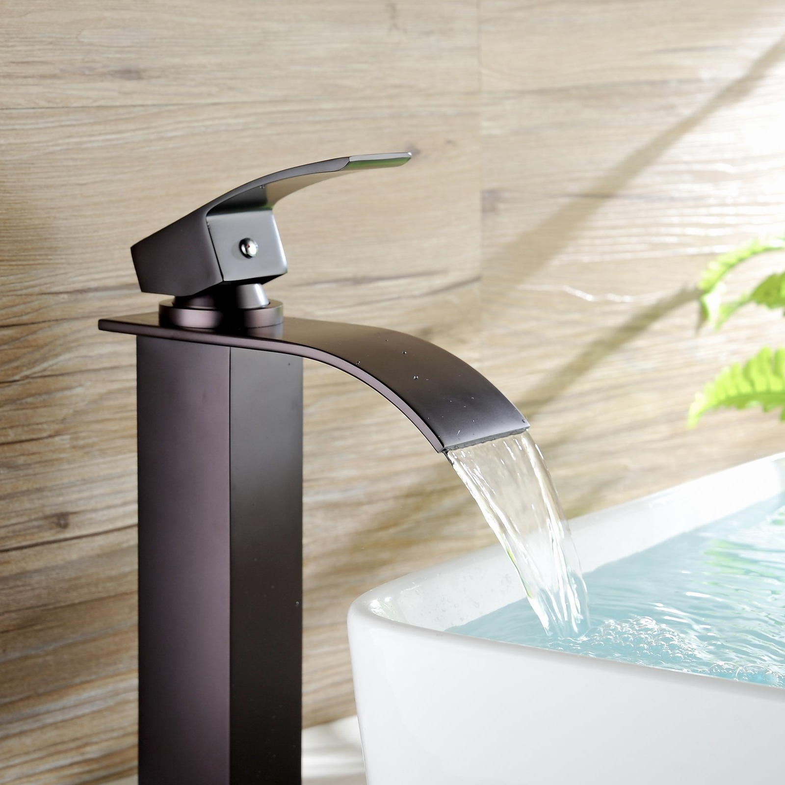 Wovier Bathroom Faucet with Supply Hose,Single Handle Single Hole Vessel Faucet W8227-13