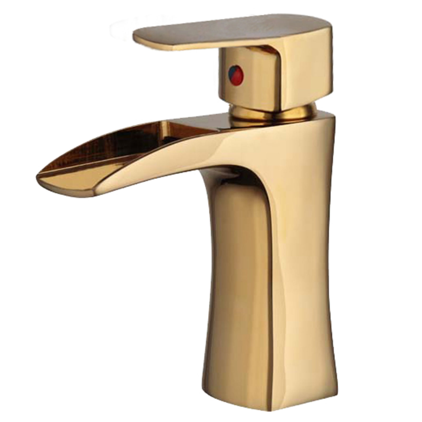 Wovier Bathroom Sink Faucet with Supply Hose,Single Handle Single Hole Lavatory Faucet W8232-10