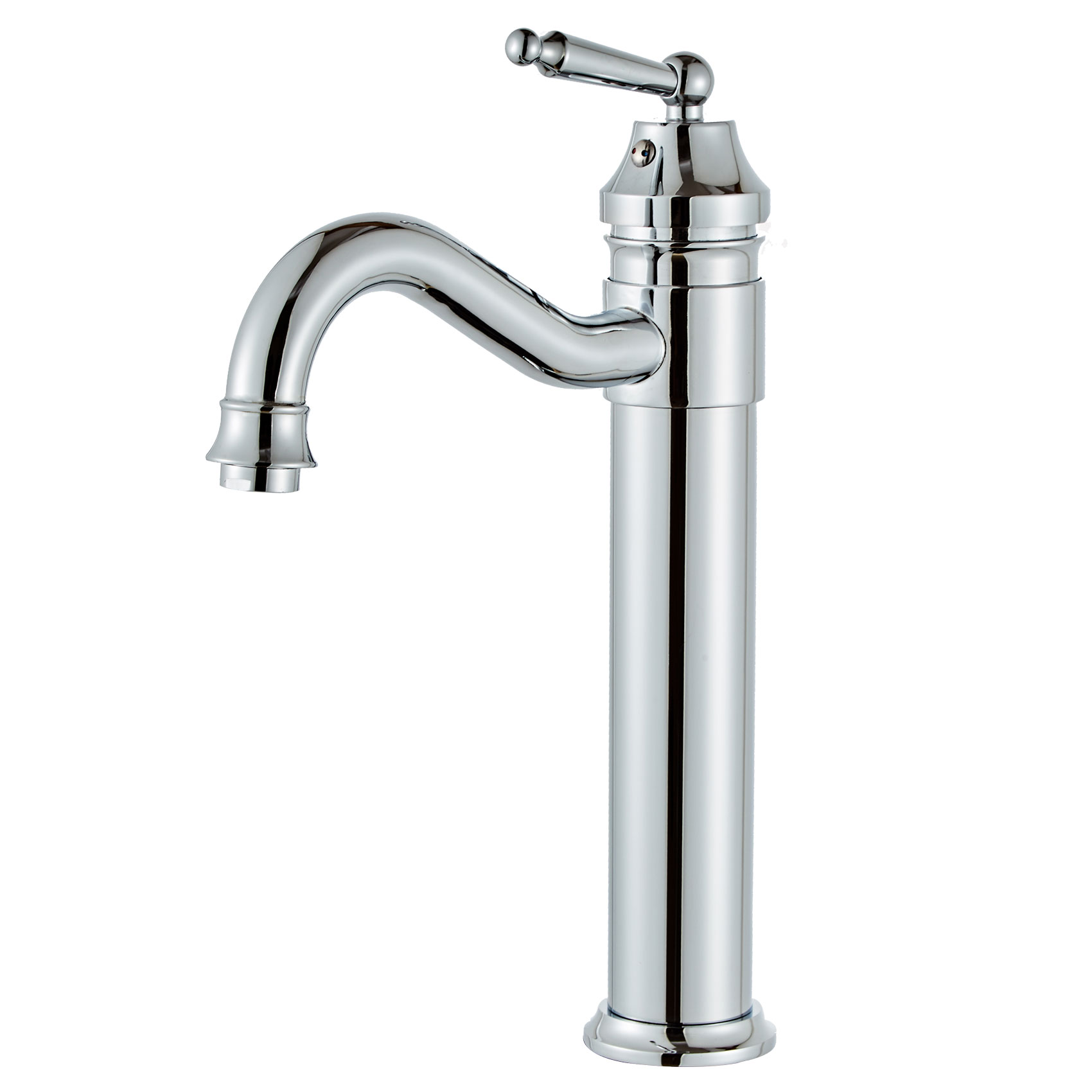 Wovier Vessel Faucet with Supply Hose,Single Handle Single Hole Bathroom Faucet W8299-1