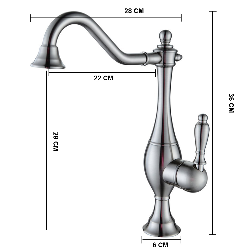 Wovier Vessel Faucet with Supply Hose,Single Handle Single Hole Bathroom Faucet W8303-2