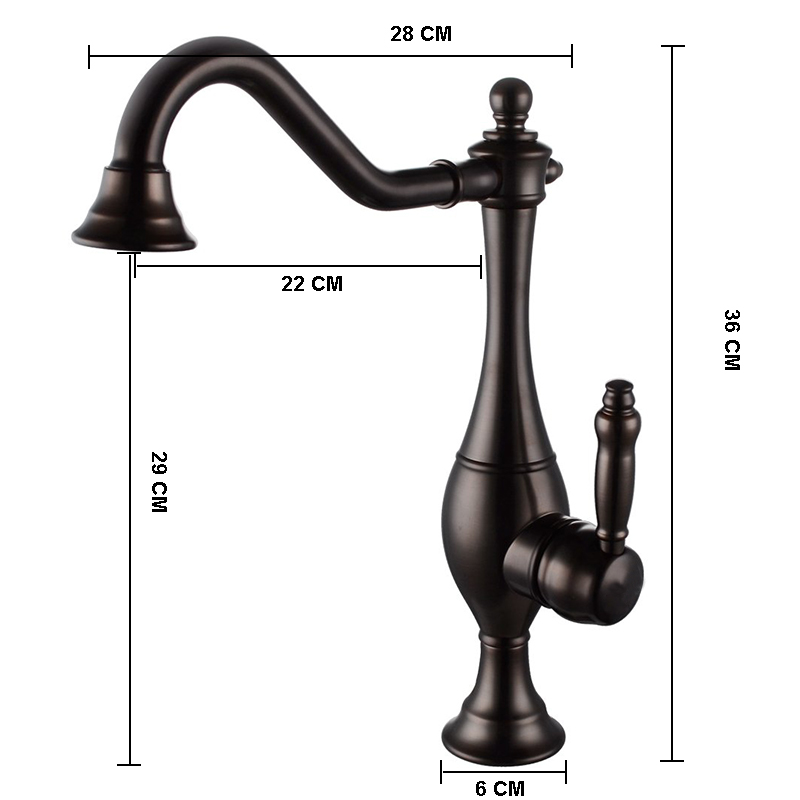 Wovier Vessel Faucet with Supply Hose,Single Handle Single Hole Bathroom Faucet W8303-7
