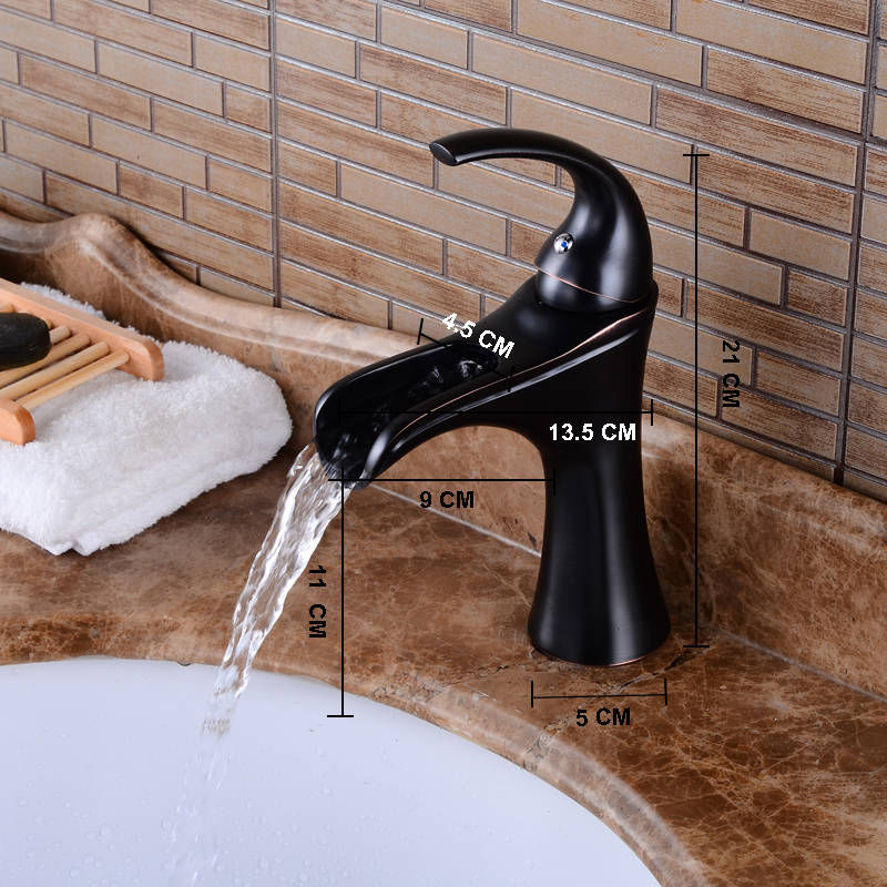 Wovier Bathroom Sink Faucet with Supply Hose,Single Handle Single Hole Lavatory Faucet W8313-8