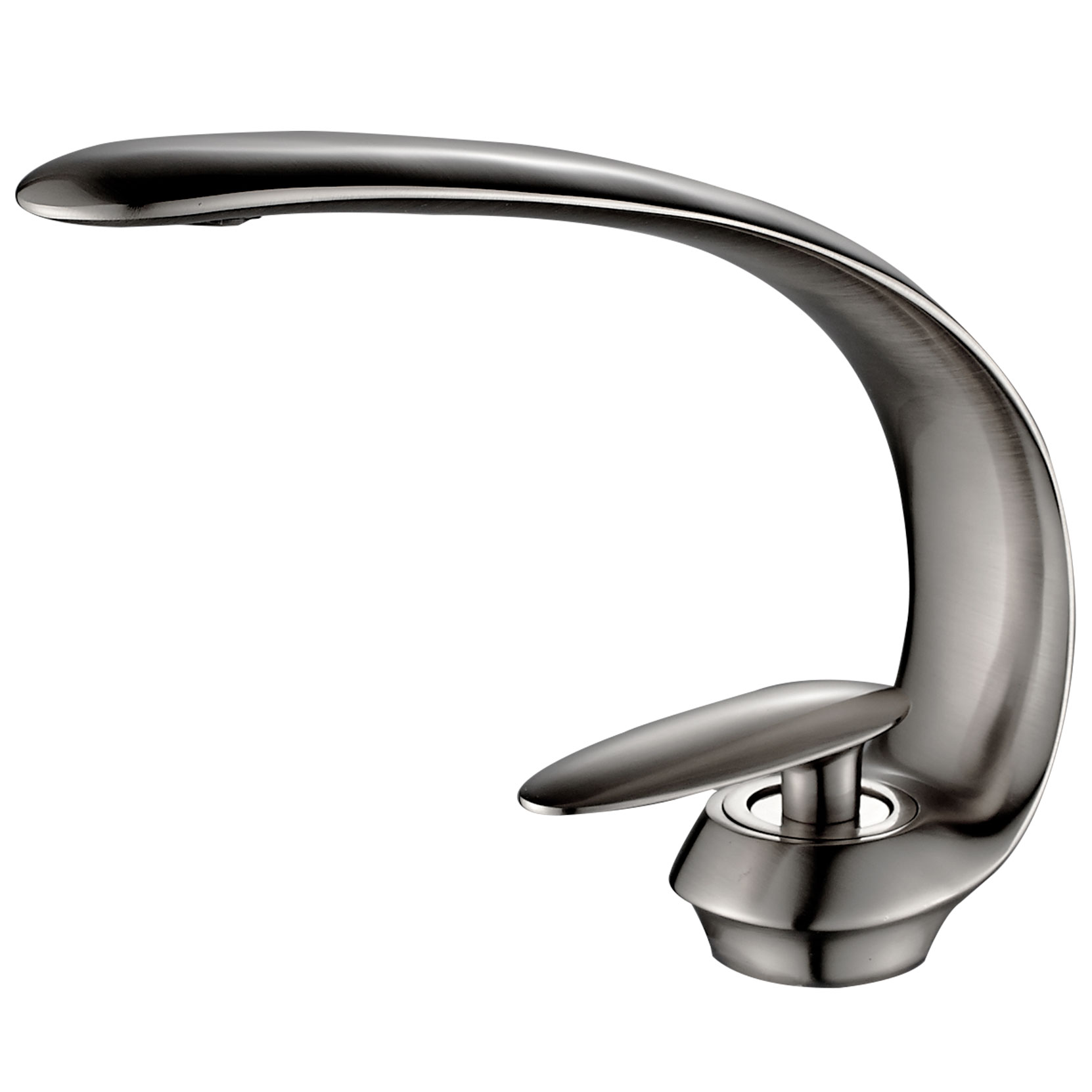 Wovier Bathroom Sink Faucet with Supply Hose,Single Handle Single Hole Lavatory Faucet W8349-5