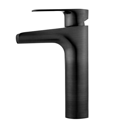 Wovier Bathroom Sink Faucet with Supply Hose,Single Handle Single Hole Lavatory Faucet W8371-2