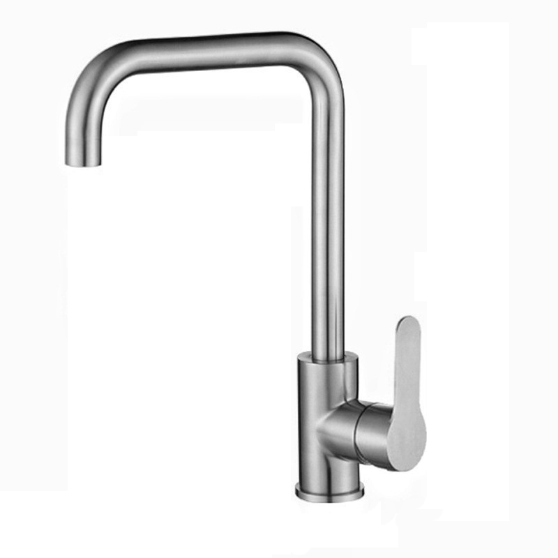 Wovier Kitchen Faucet with Supply Hose,Single Handle Single Hole Kitchen Sink Faucet W8596-1