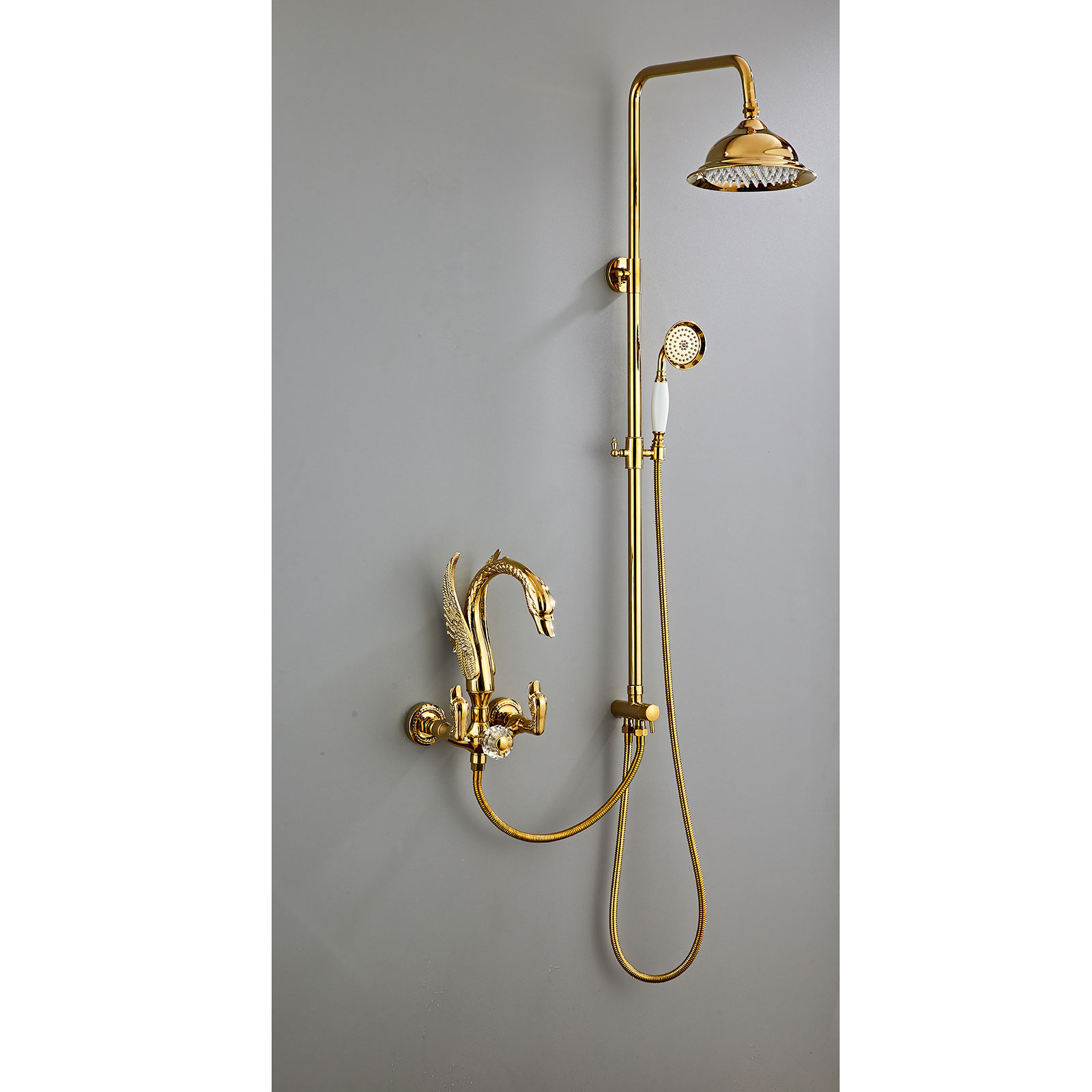 Wovier Shower System Rain Shower Handheld Sprayer with Shower Hose - W8801-03