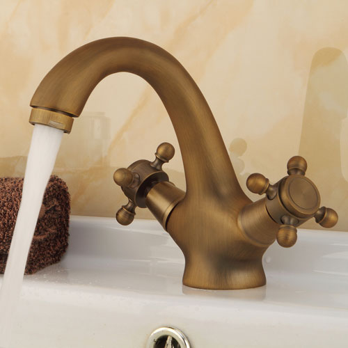 Wovier Bathroom Sink Faucet with Supply Hose,Single Handle Single Hole Lavatory Faucet W8278