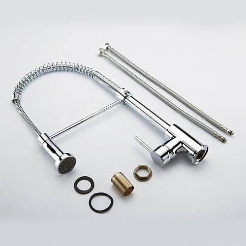 Wovier Kitchen Faucet with Pull Down Sprayer, Single Handle Kitchen Sink Faucet W8502-6