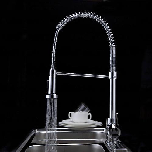 Wovier Kitchen Faucet with Pull Down Sprayer, Single Handle Kitchen Sink Faucet W8502-2