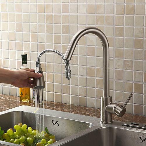 Wovier Kitchen Faucet with Pull Down Sprayer, Kitchen Sink Faucet W8563-5